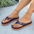 thumbnail image 6 of longantii Women's Wide Width Flip Flops with Arch Support - Yoga Mat Comfort, Lightweight Slip-On Beach & Walking Sandals for Indoor/Outdoor Black, 6 of 8