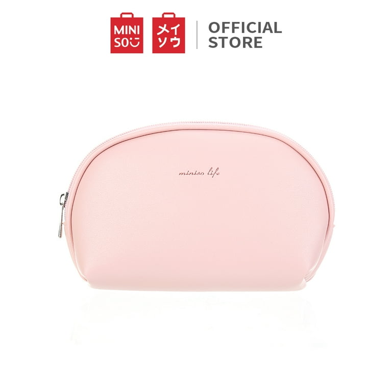 MINISO Cosmetic Bag Portable Makeup Pouch for Womens Multifunctional Travel  Storage Toiletry Bag(Pink) - Walmart.com