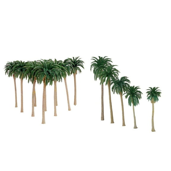 1/65 & 1/75 Model Coconut Palm Trees Train Layout Scenery Landscape