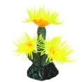 thumbnail image 2 of HEVIRGO Faux Coral Simulation Safe to Fish Fish Tank Decor Fish Tank Decorative Aquarium Ornament for Fish Tank,Yellow, 2 of 10