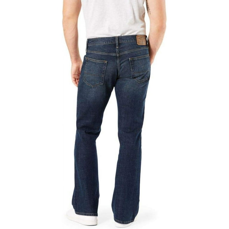 【送料&関税込】Adidas Logo Bootcut Jeans Signature by Levi Strauss & Co. Gold Label Men's Bootcut