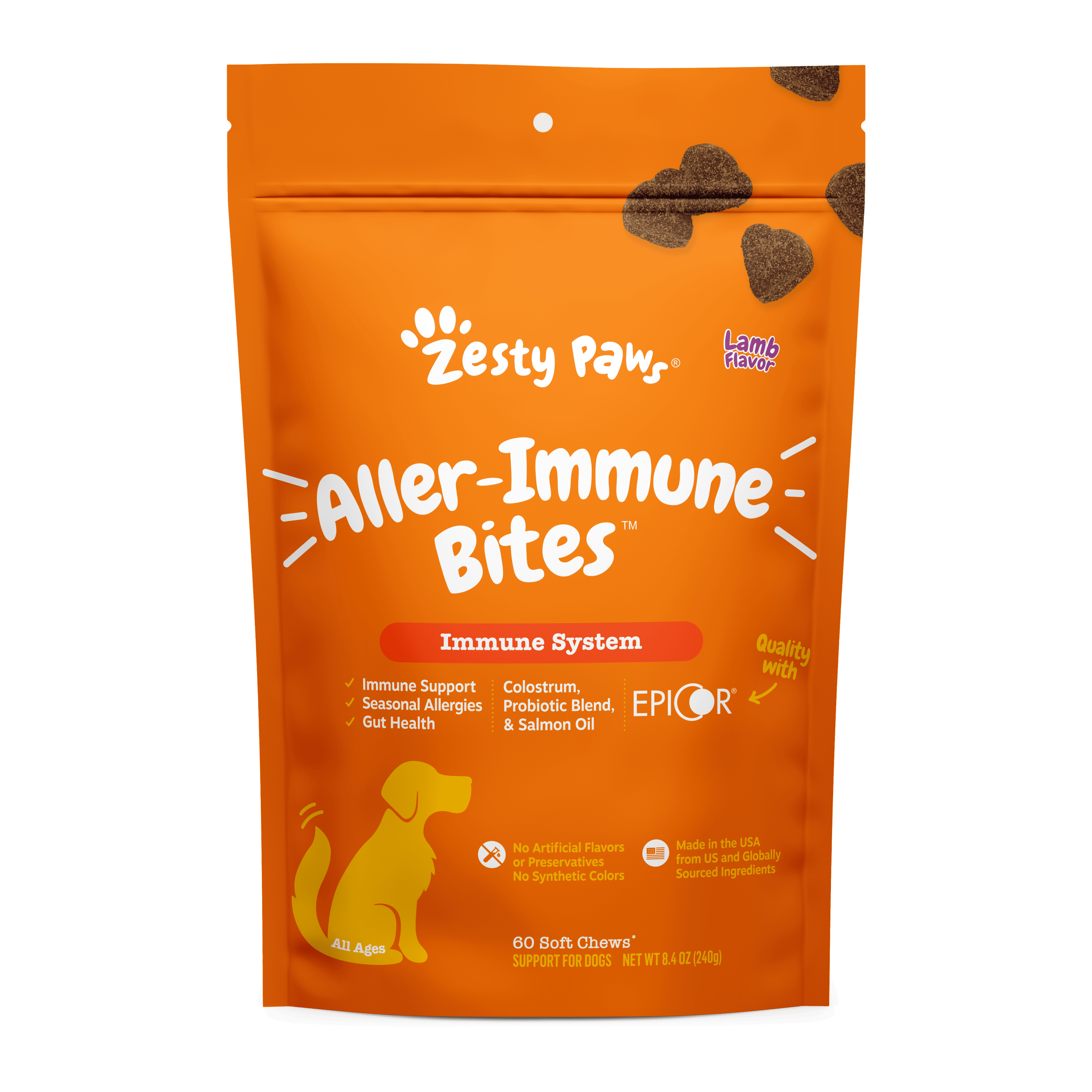Zesty Paws Allergy and Immune Support Bites for Dogs, 60 Count