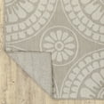 thumbnail image 6 of Avalon Home 10' x 13' Gray and Taupe Geometric Circles Outdoor Rug, 6 of 10