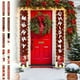 thumbnail image 1 of Cortina de Puerta con Diseño Navideño Personalizado | Tela Festiva con Bandera Navideña y Estilo Luminoso | 1 Unidad, Poliéster, Multicolor, 30 X 180 Cm | Diseño Occidental, Fácil Instalación | Ideal, 1 of 6