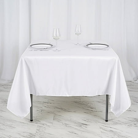 

Balsa Circle 70 x70 Square Polyester Tablecloth - White