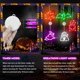 thumbnail image 4 of Decoraciones de Halloween para Interiores, Paquete de 5 Luces de Halloween (Calabaza, Fantasma, Murciélago, , Gnomo), Decoración de Halloween Que Funciona con Pilas, 4 of 7