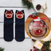 Birthday Socks With Velvet And Thickened Coral Velvet Acrylic Christmas Socks For Men And Women Socks For Men And Women Sports Socks Sock Black