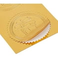 thumbnail image 4 of Gold Foil Certificate Seals Excellence Self Adhesive Embossed Seals Gold Stickers 100pcs Medal Decoration Labels for Envelopes Diplomas Certificates Awards Graduation, 4 of 7