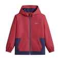 thumbnail image 2 of MGEOY Boys Girls Hooded Rain Jackets Waterproof Rain coats Windbreaker for Kids Lightweight Jackets, 2 of 7