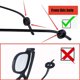 thumbnail image 2 of Molderp Agarre Para Orejas Para Gafas - Retenedor De Manga Con Punta De Patilla Para Anteojos Retenedores De Gafas Cómodos Y Antideslizantes Para Gafas De Sol Gafas De Lectura 12 Pares (Transparente), 2 of 7