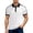 White, variant on Adult Men Polo Shirts Short Sleeve Button Tee Shirt Loose Fit White Mens Golf Shirt