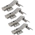 thumbnail image 1 of 45 Degree Corner Hinge 35mm With Damper For Multi-side Door Soft Close Hinges For Angular Folding Cupboard Doors Furniture Kitchen Set Of 4, 1 of 4