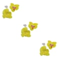 thumbnail image 2 of Ounissouiy 50 piezas de seda amplia gama de orquídeas artificiales para diversos entornos de decoración Bajo mantenimiento Elegante amarillo Type1 NO1, 2 of 6