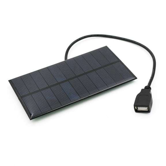 Banco de energía con Panel Solar de 5,5 V cargador de teléfono móvil USB placa de carga portátil para acampar al aire libre Escalada Yuarrent