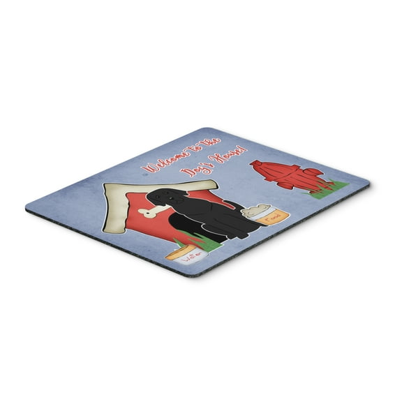 Dog House Collection Black Labrador Mouse Pad Hot Pad or Trivet