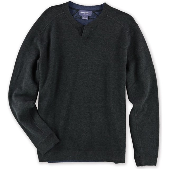Tommy Bahama - Suéter reversible para hombre, color gris, mediano