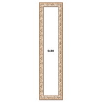 5x30 In Frame White Real Wood Picture Frame Width 1.5 inches | Interior Frame Depth 0.5 inches |
