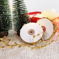 thumbnail image 7 of Christmas Ribbons for Tree Gold Leaf Ribbon Trim Rope for Garland DIY Crafts Home Decorations 65 Ft, 7 of 7