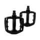 thumbnail image 1 of Pedal de bicicleta de aleación de aluminio universal con tiras reflectantes negras, adecuado para ejes de 14mm, pedal de bicicleta antideslizante para BMX MTB bicicletas de carretera 1 par, 1 of 7
