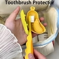 thumbnail image 4 of Bewildely Juego de 6 fundas para cepillo de dientes con forma de plátano. Resistentes, impermeables y prácticas. Incluyen ganchos. Soporte Almacenamiento y organización del hogar amarillo, 4 of 6