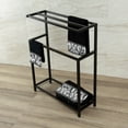 thumbnail image 4 of Kingston Brass  Edenscape Freestanding Towel Rack Polished Chrome Polished, 4 of 5