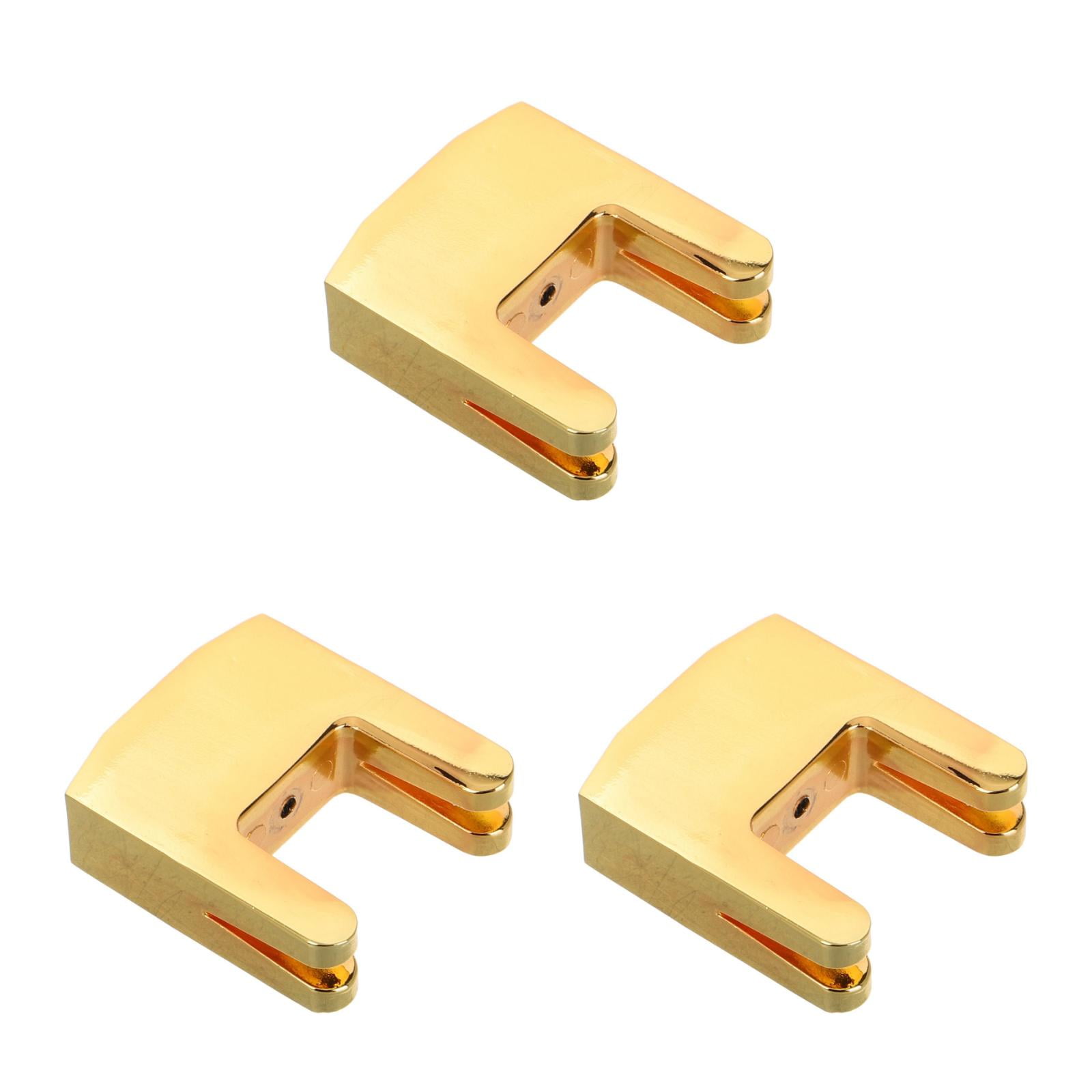 Raindrops Golden Alloy Violin & Cello Practice Mute Muffler 3 Pieces Easy to Install for Quiet Playing