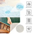 thumbnail image 3 of Yayeee Bath Rug for Bathroom Floor Non Slip Rectangle Fluffy Soft Absorbent Mat, 16"x24", Lake, 3 of 7