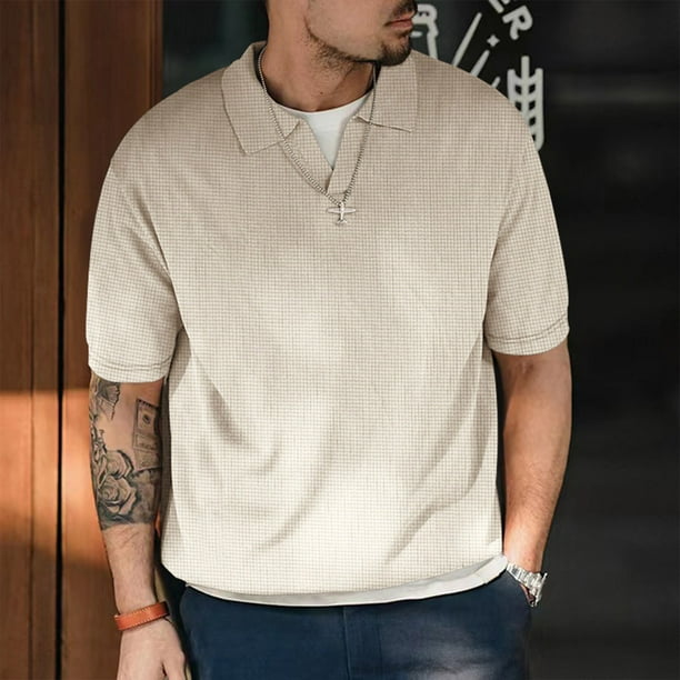 pstuiky camiseta de hombre, Camiseta de manga corta para hombre Camiseta de manga corta Camiseta de manga corta con cuello redondo camisas casuales para hombre m