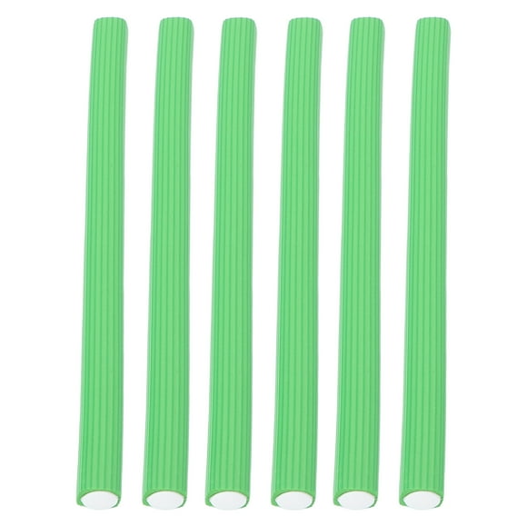 6pcs Flexible Hair Rollers Curlers, Sponge Flexible Curling Rods Foam Flexible Curling Rods Hair Twist Flexi Rods Hair Roller DIY Twist Flexible Hair Rods Hair Rollers Soft Foam