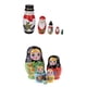 thumbnail image 1 of Muñecas rusas de anidación,Matryoshka de muñecas rusas,Muñecas Babushka de madera,Muñecas rusas apilables,Regalos de Navidad, 1 of 8