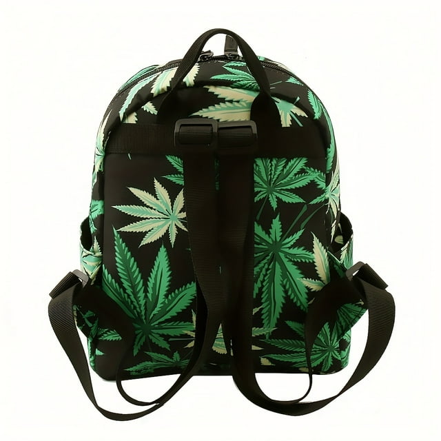 Fashionable Floral Mini Backpack – Versatile Fabric Daypack with Secure Zip & Durable Lining for Travel, School (9.84*8.26*4.72inch)