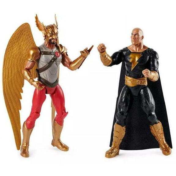 Spin Master Games DC Black Adam and Hawkman Action Figure Set,12 in, 2 Pack