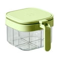 thumbnail image 1 of Kitchen Storage Containers Grid Seasoning Organizer Jars For Pepper MSG Snack Organizer Kitchen Flour Container Set Kitchen Containers for Organizing Food Storage Canisters Containers for Food Pantry, 1 of 9