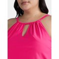 thumbnail image 4 of Time and Tru Women's and Women's Plus One Piece Swim Romper, Sizes XS-3X, 4 of 5