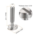 thumbnail image 2 of Uxcell 1/4" Stainless Steel Mounting Screw Adapter Slotted 1.18" Long for Camera Tripod, 2 of 5