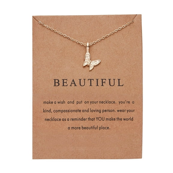 Wioihee Necklace Series Beam Hummingbird Necklace Female Clavicle Chain
