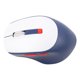 thumbnail image 3 of Ratón Bluetooth Botón de silencio multifunción Interfaz de carga tipo C Ratón inalámbrico 2,4G para PC portátil (modelo de batería 2,4G sin batería) Azul, 3 of 5