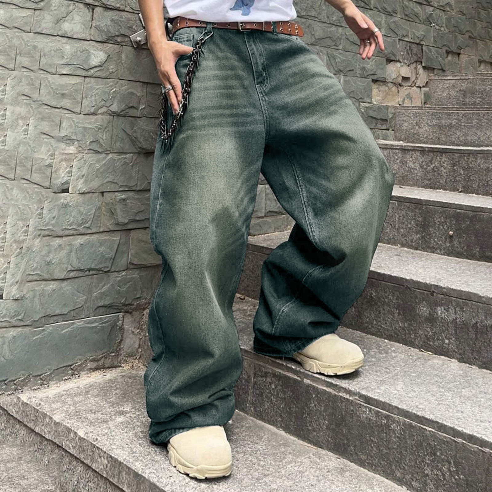 GHSOHS Jeans for Men Cargo Pants Sweatpants Mens Jeans