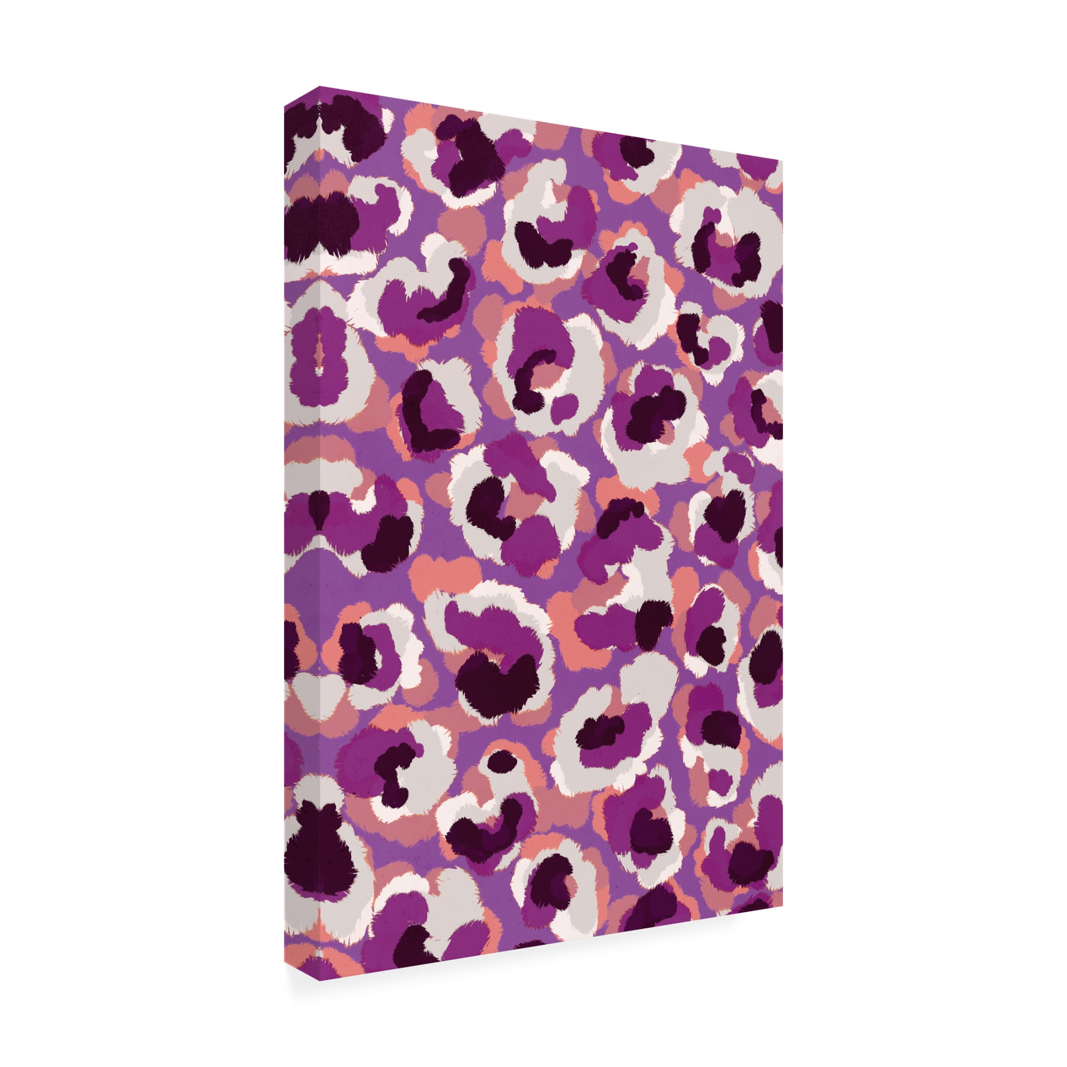 Canvas Wall Art - Treechild 'Viola Pattern' Wall Art for Living Room, Bedroom, or Office D?cor by Trademark Fine Art - 16 x 24 Inches
