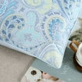thumbnail image 4 of PERFEMET 100% Cotton Light-Teal Pillowcases 1000 Thread Count Blue Paisley Pillow Cases Set of 2 Pillow Cover (Queen, Light-Teal Paisley), 4 of 5