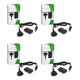 thumbnail image 1 of Pack 4 Kit Carga Y Juega Para Xbox 360 4800mah Cable Batería, 1 of 3