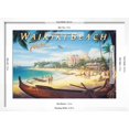 thumbnail image 5 of Art.com Waikiki Beach Art Print by Kerne Erickson, White Frame Wall Art, 23" x 17", 5 of 5