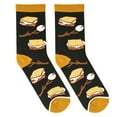thumbnail image 5 of Crazy Socks Smores Fun Print Novelty Crew Socks for Women, 5 of 6