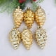 thumbnail image 4 of Juego de adornos para árboles de Navidad | 6pcs 9.3cm Colgantes de bola de plástico para decoración navideña, decoraciones colgantes ligeras, irrompibles, rojo y dorado, exhibición festiva para el, 4 of 7