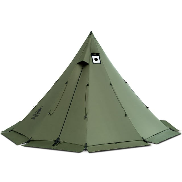 Tienda de campaña Hot Tent ONETIGRIS Rock Fortress 4 estaciones para 4-6 personas con estufa