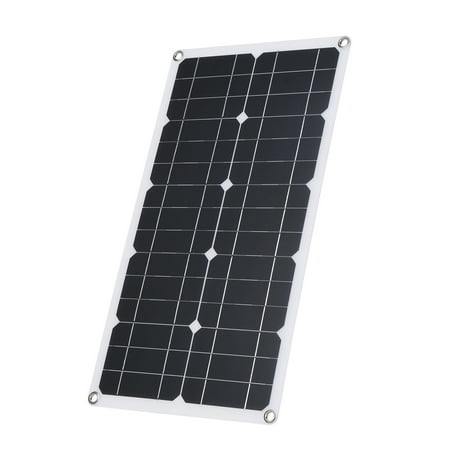 

50W D C 9V18V Flexible Solar Panel with 30A L-ED Display Controller Kit Set with USB/ Type C Interface & Car C-harger 1020304050A Solar C-harge Controller IP65 Water Resistance for Home Car