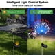 thumbnail image 2 of Luces solares para jardín Slyuexu, paquete de 2, 120 LED, impermeables, 2 of 6