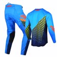 thumbnail image 4 of Willbros Motocross Offroad Jersey Pants Combo Dirt Bike MX Package Riding Gear Set Racewear Blue (Jersey Adult L/Pants W34), 4 of 9