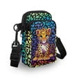 thumbnail image 3 of HELLHERO Rainbow Leopard Cub Shoulder Bag, Leakproof, Outdoor Travel Polyester 4.33x1.97x7.09, 3 of 7