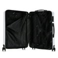 thumbnail image 5 of Dukap 20” Unisex Carry-On Hardside Spinner Luggage, White, 5 of 11